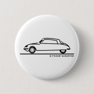 Citroën DS 21 6 Cm Round Badge