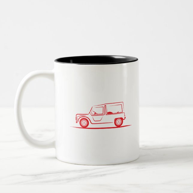 Citroen Mehari Two-Tone Coffee Mug (Left)