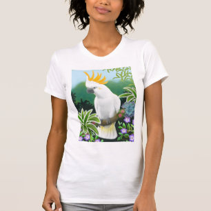 Citron Cockatoo Ladies Petite T-Shirt
