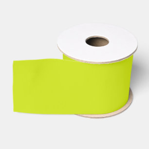 Citron Green Lime Colour Background Bitter Greens Grosgrain Ribbon