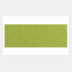 Citron stone cracks rectangular sticker