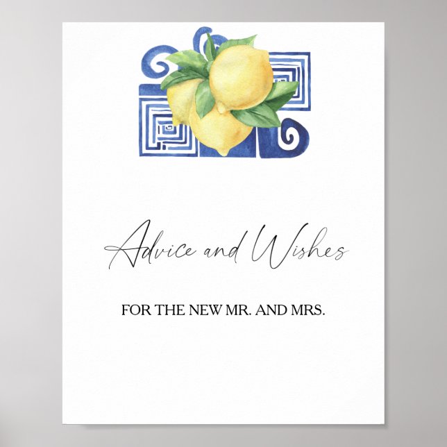 Citrus - Advice and Wishes for Newlyweds Poster (Front)