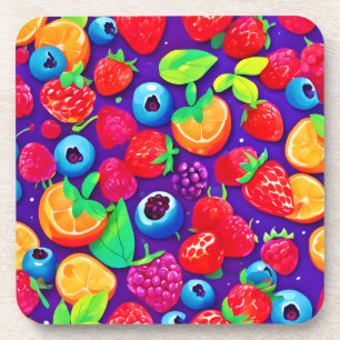Citrus & Berries Burst Coaster