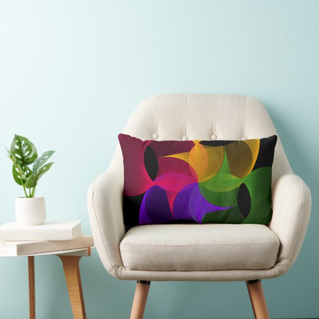 Citrus Blend Geo Blend Throw Pillow (Chair)