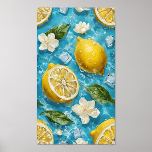 Citrus Bloom Freshness Poster