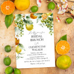 Citrus Bridal Shower Brunch  Invitation<br><div class="desc">Citrus Bridal Shower,  Grapes,  Lemons,  oranges,  floral,  Love is Sweet,  Love is Sweet Invitation,  Summer Bride,  Fruit Bridal Shower,  fruit bridal shower Invitation,  Main Squeeze</div>