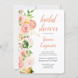 Citrus Bridal Shower Invitation