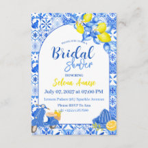Citrus Bridal Shower Invitation Card