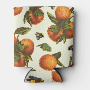Citrus & Bumblebee: Vintage Seamless Can Cooler