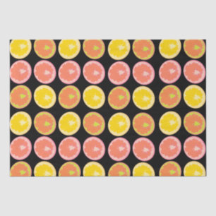 Citrus Candy Lemon Fruit Pattern Birthday Tissue Paper