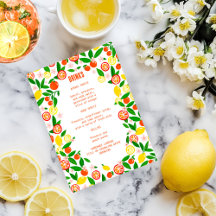 Citrus Celebration CUSTOM DRINKS Summer Fruit