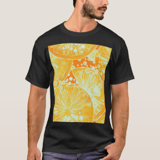 Citrus Cocktail: Sparkling Water Pattern T-Shirt