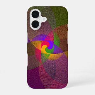 Citrus Color Blend Geometric iPhone 16 Case