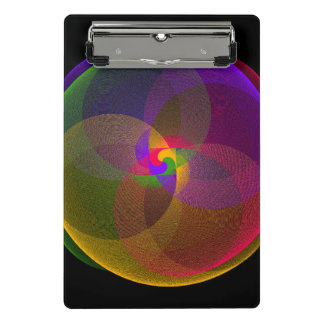 Citrus Color Blend Geometric Mini Clipboard