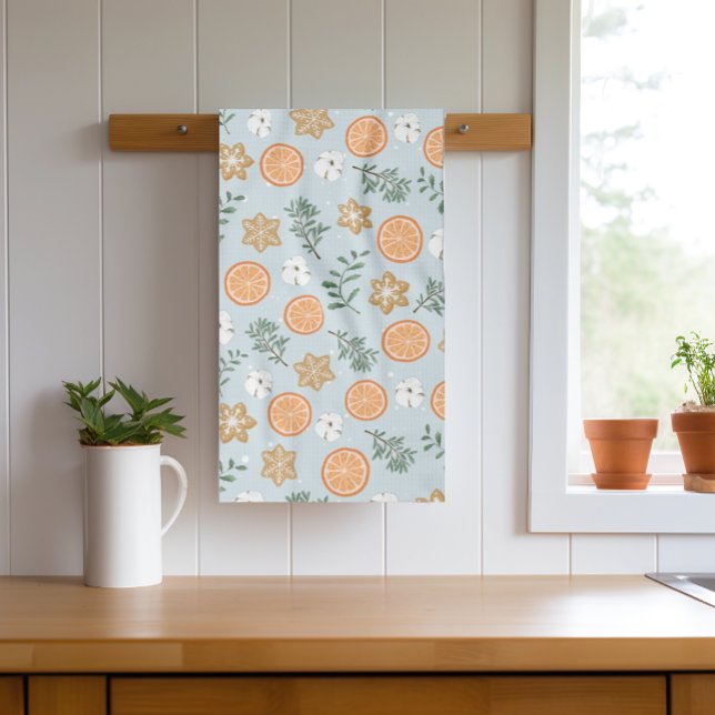 Citrus Cotton Christmas Cookie Southern Charm Tea Towel (Creator Uploaded)
