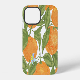 Citrus Delight: Mandarin Vintage Pattern iPhone 12 Case
