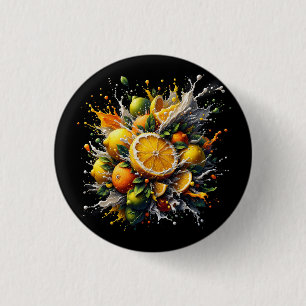 Citrus Explosion 3 Cm Round Badge