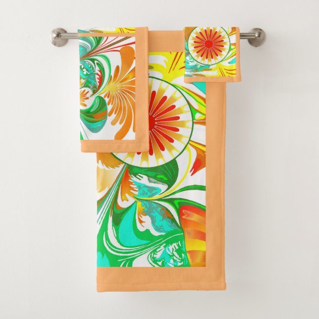 Citrus Explosion Bath Towel Set (Insitu)