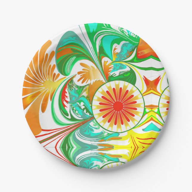 Citrus Explosion Paper Plate (Front)