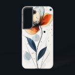 Citrus Fern Delicate Samsung Galaxy Case<br><div class="desc">Citrus Fern Delicate orange and green floral elements dance in a refreshing citrus palette.</div>