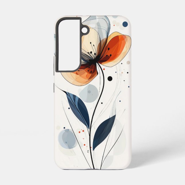 Citrus Fern Delicate Samsung Galaxy S22 Case (Back)