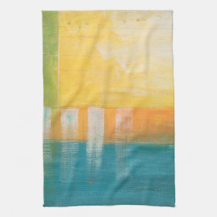 Citrus Fields I Tea Towel