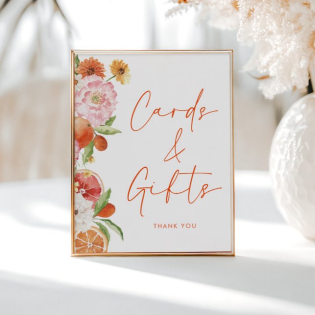 Citrus Floral Downloadable Cards & Gifts Poster (Creator Uploaded)