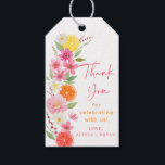 Citrus Floral Lemon Orange Bridal Shower Gift Tags<br><div class="desc">This elegant design features my hand painted watercolor florals and citrus fruits.</div>