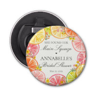 Citrus Floral Main Squeeze Bridal Shower Favours