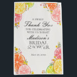 Citrus Floral Main Squeeze Bridal Shower Favours Medium Gift Bag<br><div class="desc">She found her main squeeze! Brighten up your summer celebration with our fresh Citrus Floral party collection. The zesty citrus fruits and vibrant orange and pink wildflowers brings a refreshing burst of colour to any event, creating a lively and cheerful atmosphere. ★ If you need coordinating décor, please check my...</div>