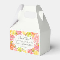 Citrus Floral Main Squeeze Bridal Shower Gable