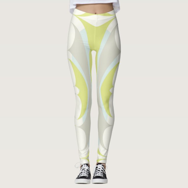 "Citrus Flow Leggings" Leggings (Front)