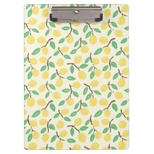 Citrus Focus Yellow Clipboard