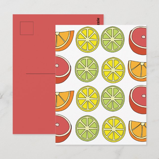 Citrus Fruit  Postcard (Front/Back)