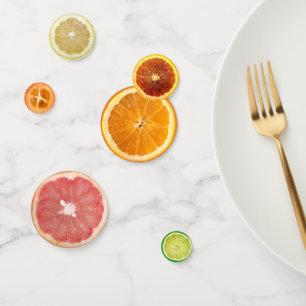 Citrus Fruit Slices Confetti