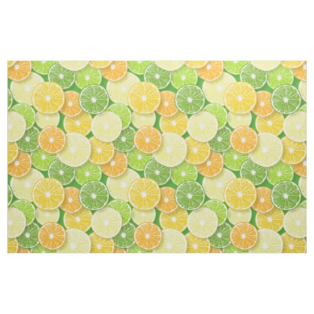 Citrus fruit slices pop art 3 fabric (Fat Quarter)