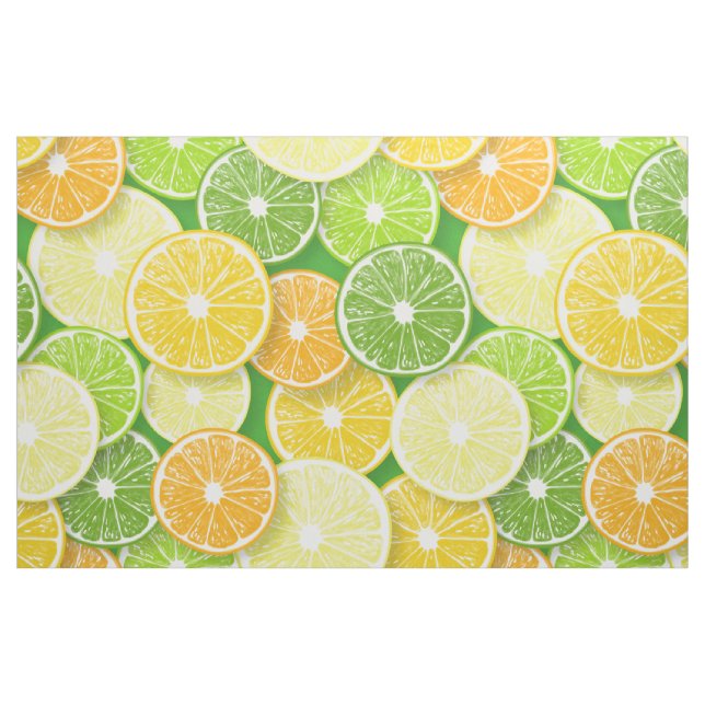 Citrus fruit slices pop art 3 fabric (Fat Quarter)