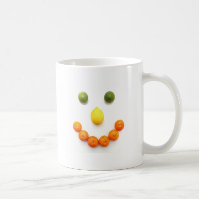 Citrus Fruit Smile Coffee Mug (Right)