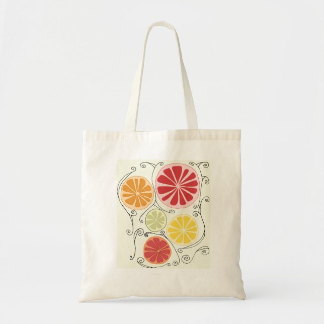 Citrus Fruit Tote Bag (Front)
