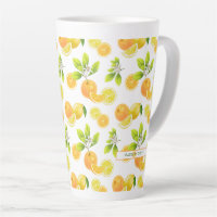 Citrus Fruits Art Oranges and Lemons Patten