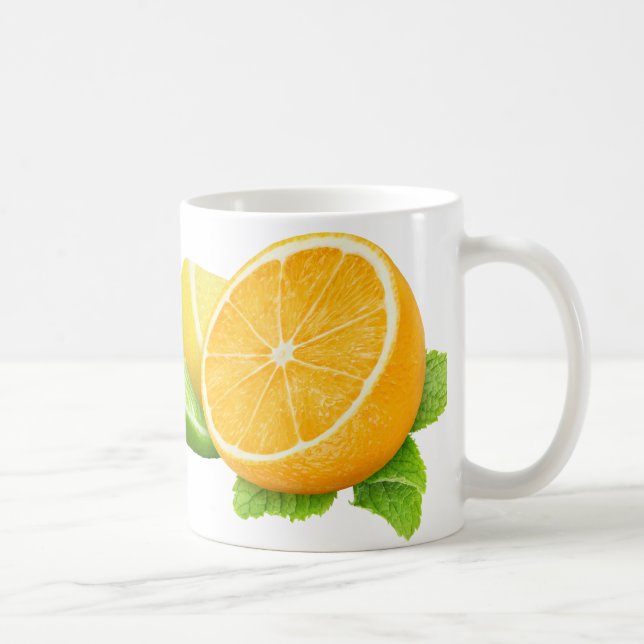 Citrus fruits coffee mug (Right)