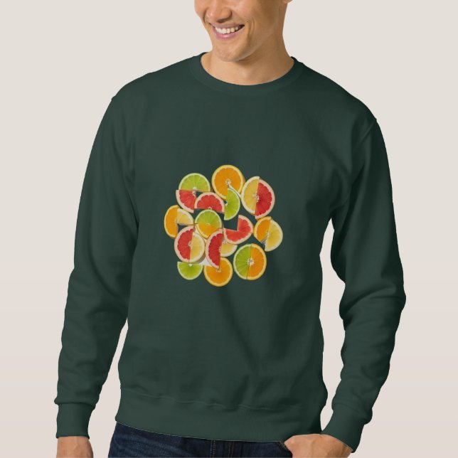 Citrus Fruits – Fresh, Juicy & Bold Sweatshirt (Front)