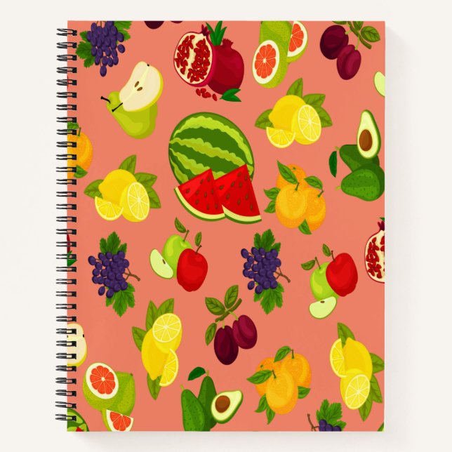  Citrus  Fruits Notebook (Front)