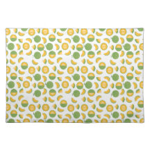 Citrus Fruits Scattered Design