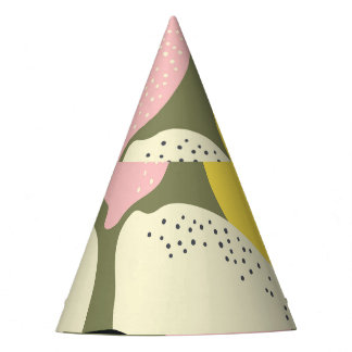 Citrus Fruits Seamless Pattern Party Hat