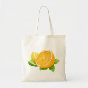 Citrus fruits tote bag