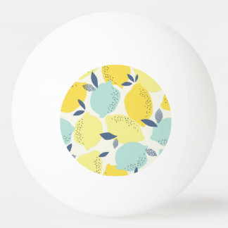 Citrus fruits, vibrant seamless pattern. ping pong ball