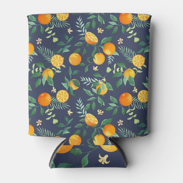 Citrus Fusion: Oranges with Tropical Flair Can Cooler (Front)