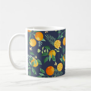 Citrus Fusion: Oranges with Tropical Flair Coffee Mug
