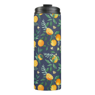 Citrus Fusion: Oranges with Tropical Flair Thermal Tumbler